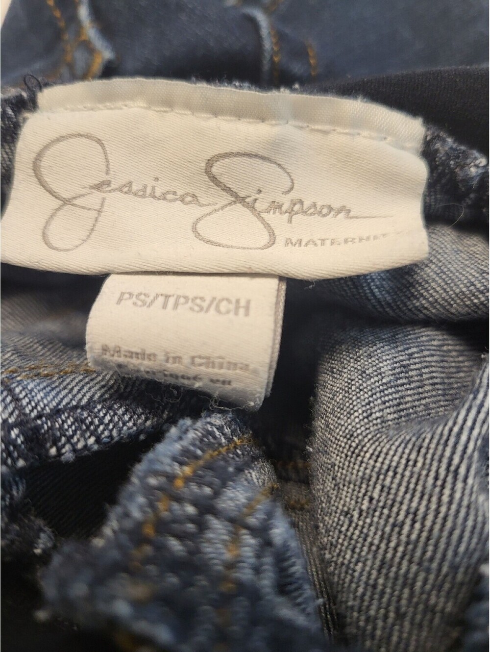 Jessica Simpson Maternity Dark Blue Denim Jeans Size PS